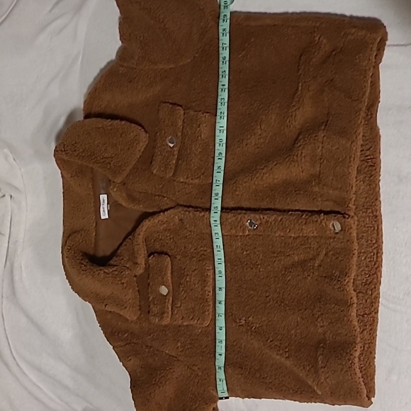 Ladies Calvin Klein Sherpa Coat - Picture 3 of 9